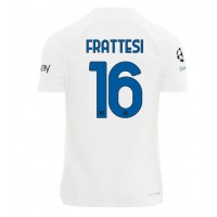 Inter Milan Davide Frattesi #16 Gostujuci Dres 2023-24 Kratak Rukav